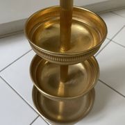 Vintage gilded brass servant