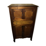 Meuble ancien de rangement en bois massif - marqueterie
