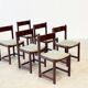 Ensemble de six chaises de salle à manger italiennes
