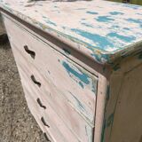 Patinated chest of drawers