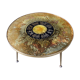 Vintage coffee table compass feet