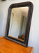 Miroir Louis Philippe noir et doré