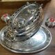 1930s silver plated hot plate