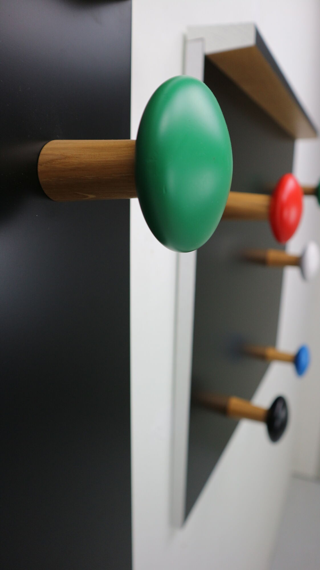 Set of 2 coat racks LC17 by Le Corbusier for Cassina, 2010, Italy