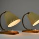 Pair of Table or Desk Lamps, Sweden, 1940s/1950s by EWÅ Armaturfabrik (attributed)