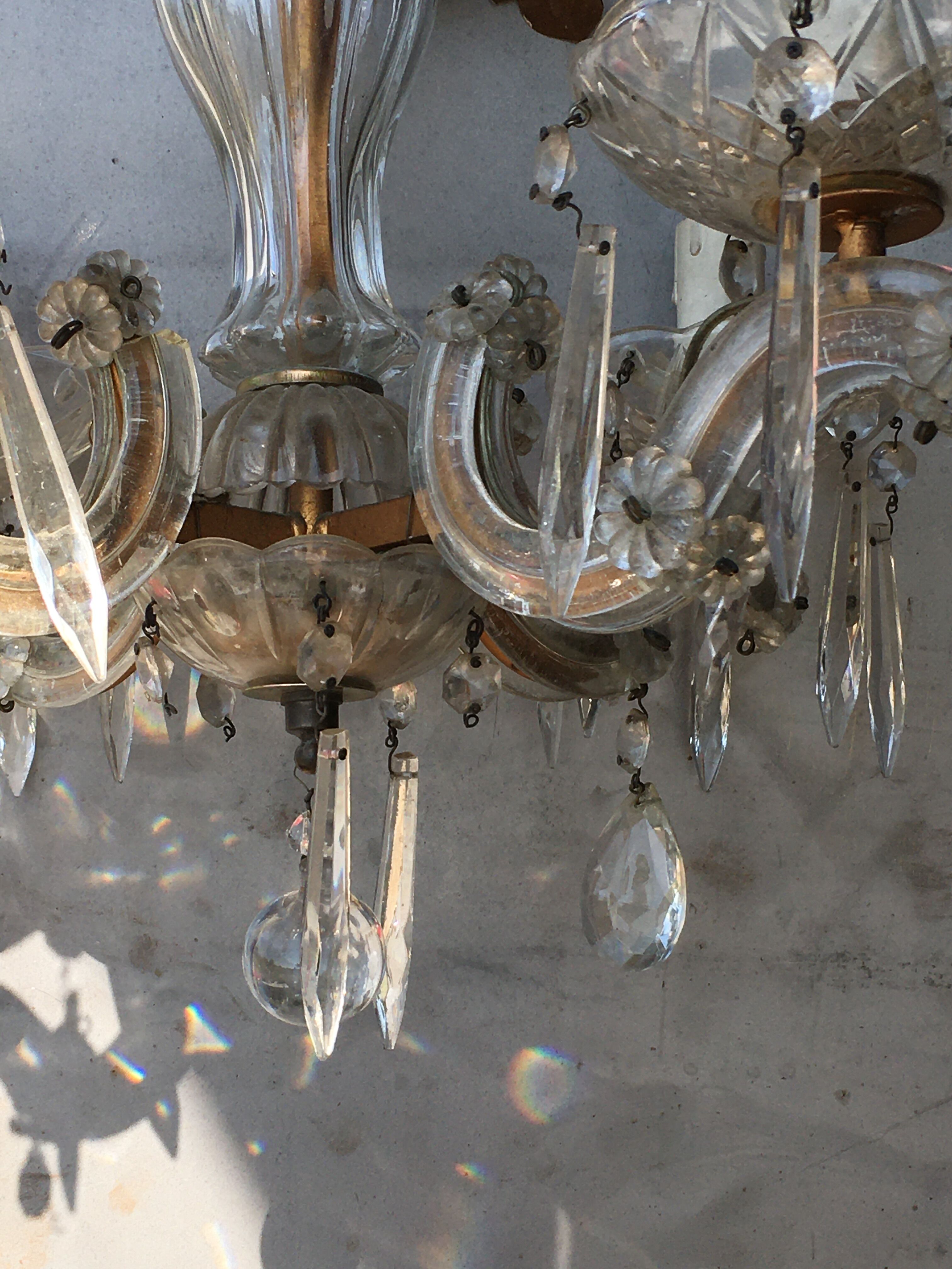 Venetian chandelier 1960 4 fires