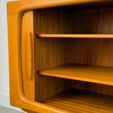 Danish Teak Sideboard with Tambour Doors from CFC Silkeborg, 1970s