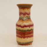 Multi-coloured sandstone vase No.1