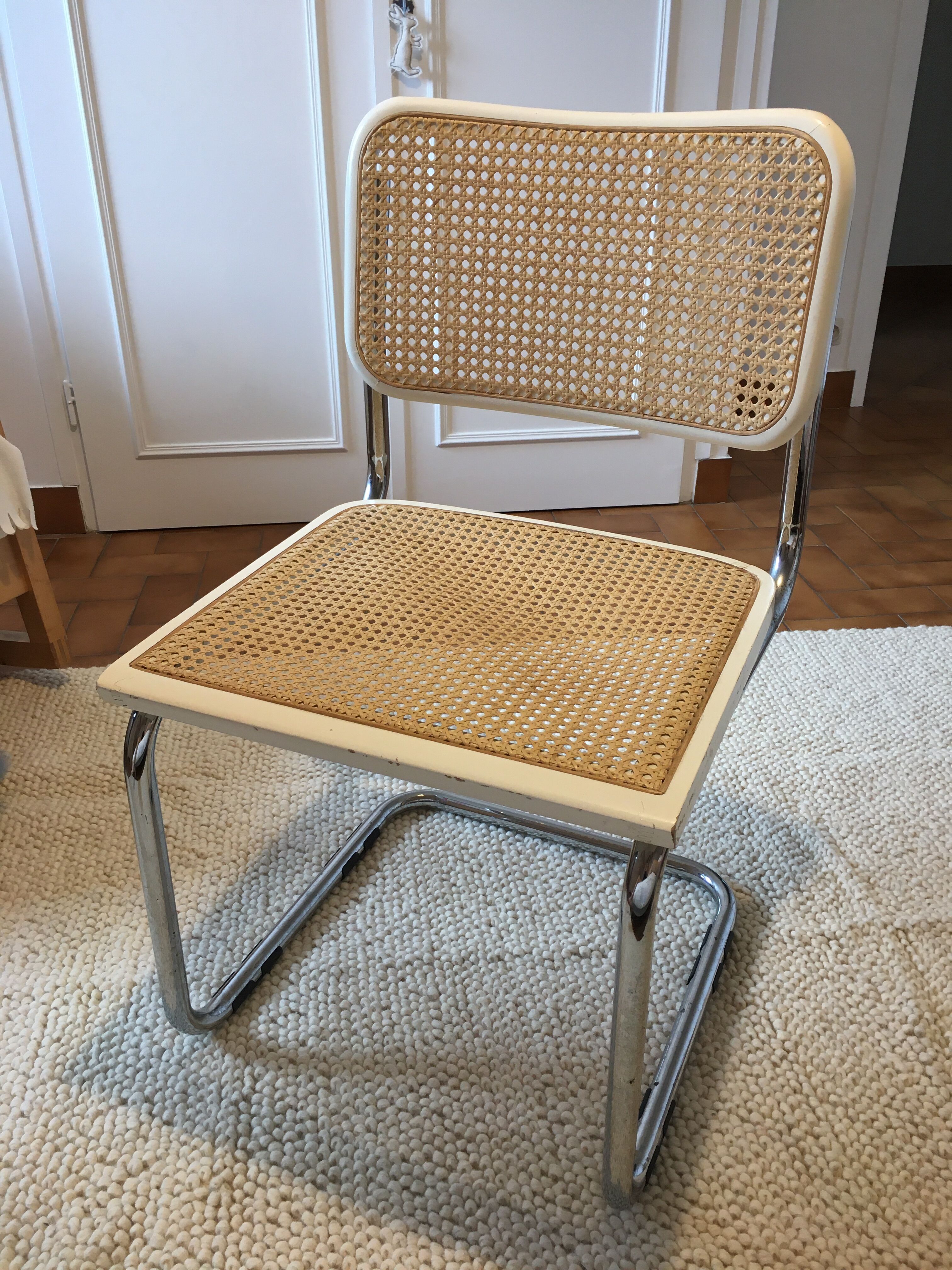 Lot of 3 chairs Cesca B32 Marcel Breuer