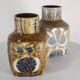 Nils Thorsson vase Royal Copenhagen vintage Danish ceramic x2 1970