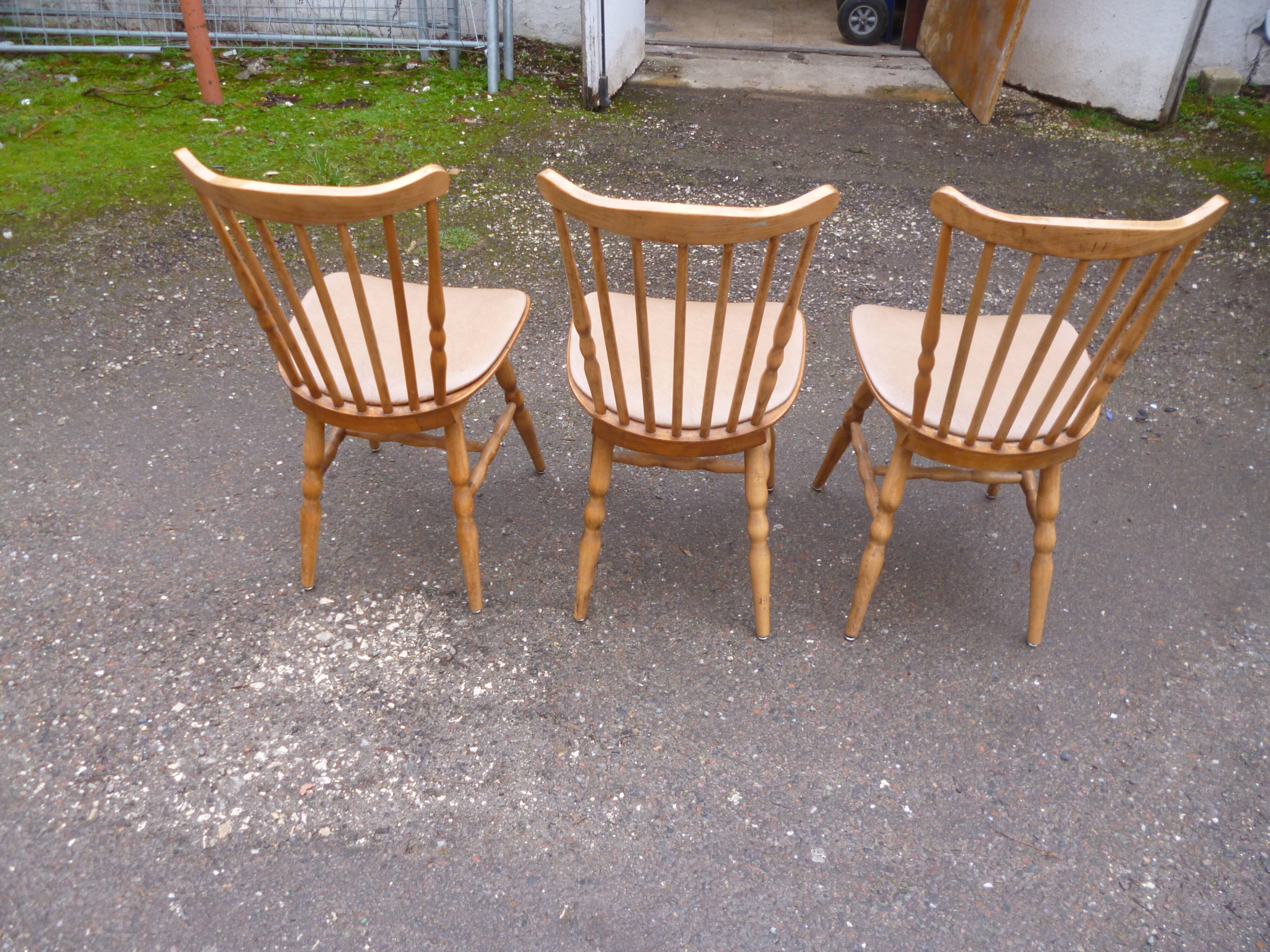 Trio de chaises Baumann Floride Tacoma