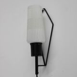 1970s Glass Wall Light , Czechoslovakia