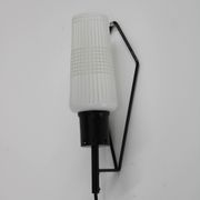 1970s Glass Wall Light , Czechoslovakia