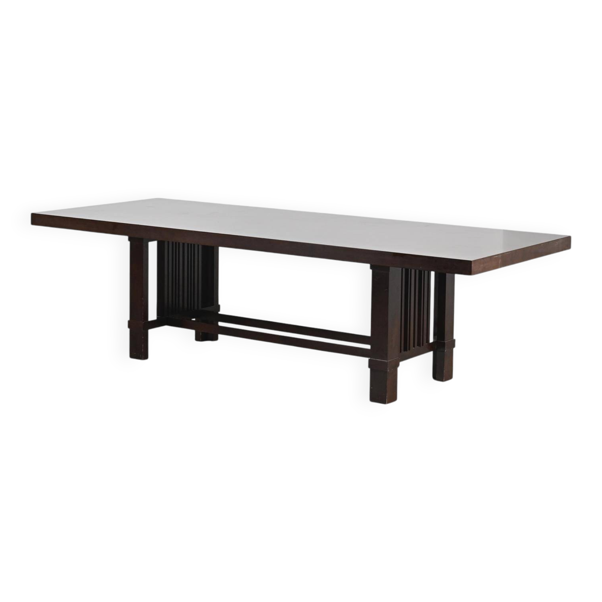 Table Taliesin 2 en cerisier, Frank Lloyd Wright, Cassina 1989
