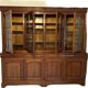 Bibliothèque vitrée en bois