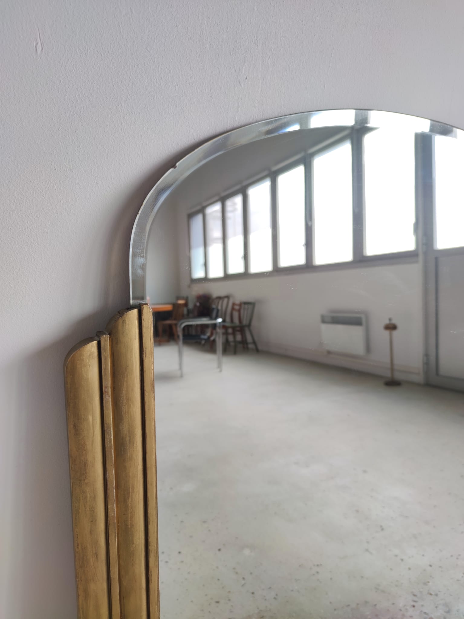 Golden mirror Art Deco