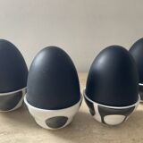 Set of Verner Panton design egg cups for Menu