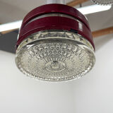 1960's Italian Cascade Metal & Glass Pendant