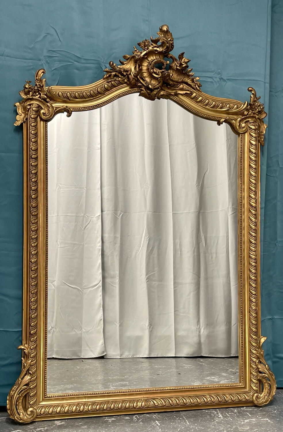 Mirror 151x108 cm old louis XV era Napoleon III