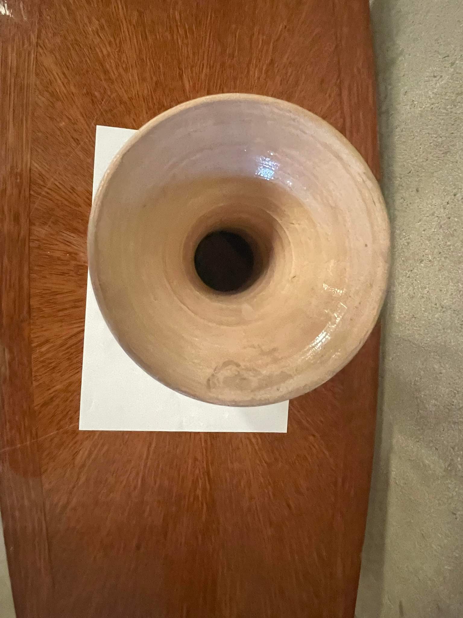 Hand-painted handcrafted vintage Tunisian vase