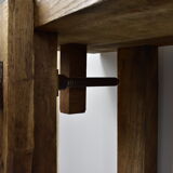 Former oak carpenter's workbench