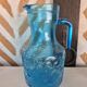 Service orangeade bleu vintage