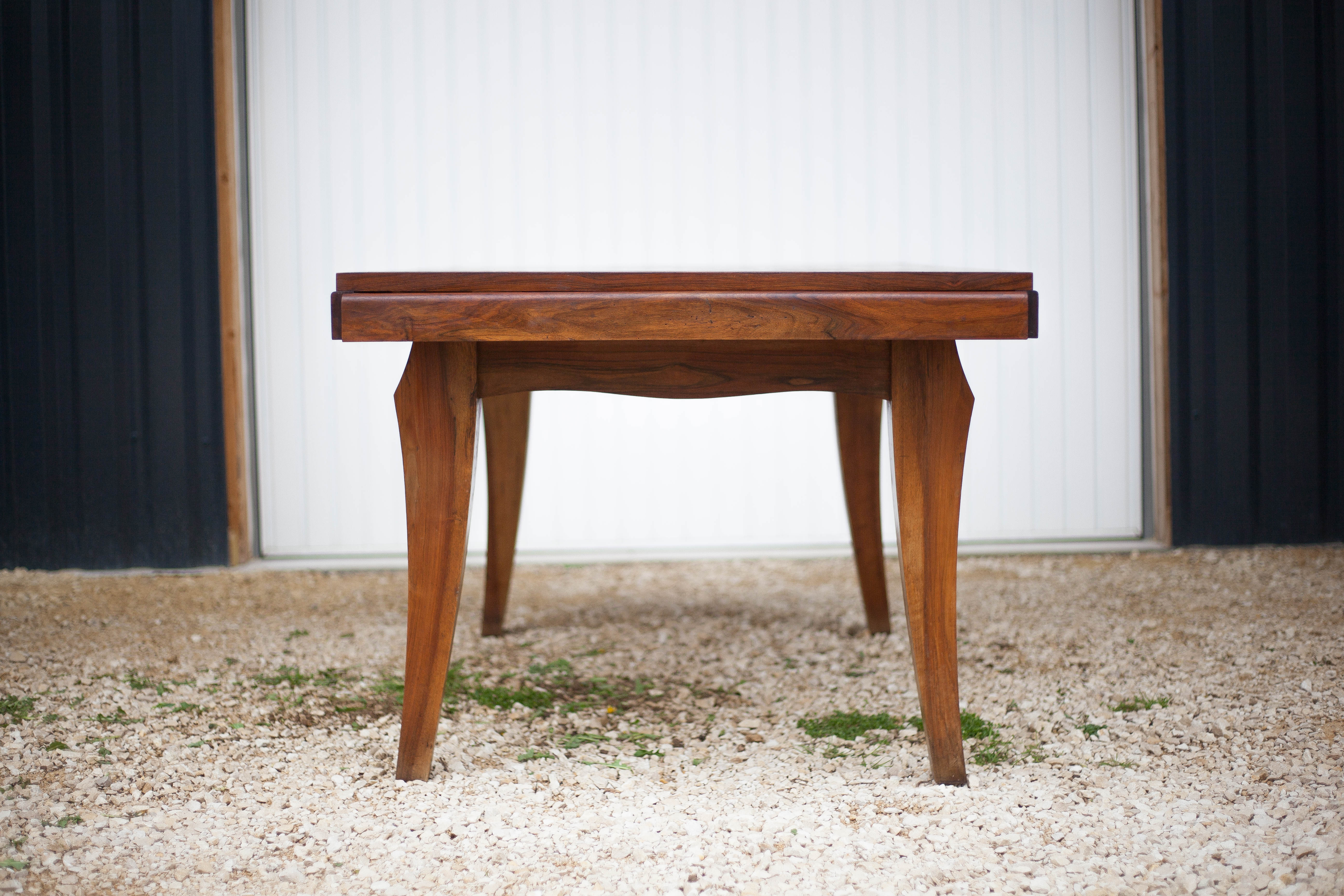 Art-Deco style wooden dining table