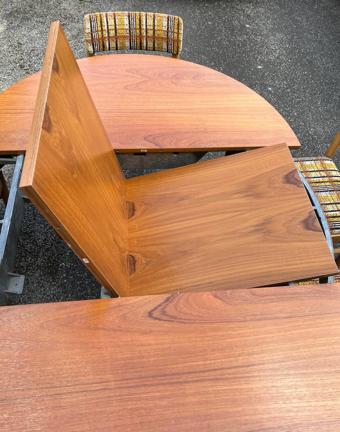Table + 6 chaises baumann vintage 1970