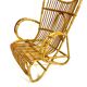 Fauteuil en rotin vintage Marlène