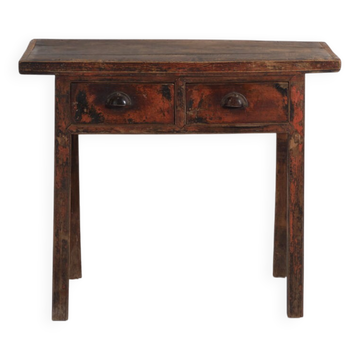 Antique Chinese console with lacquered wooden drawers – China, circa 1900