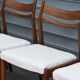 Chaises style scandinave en teck x4