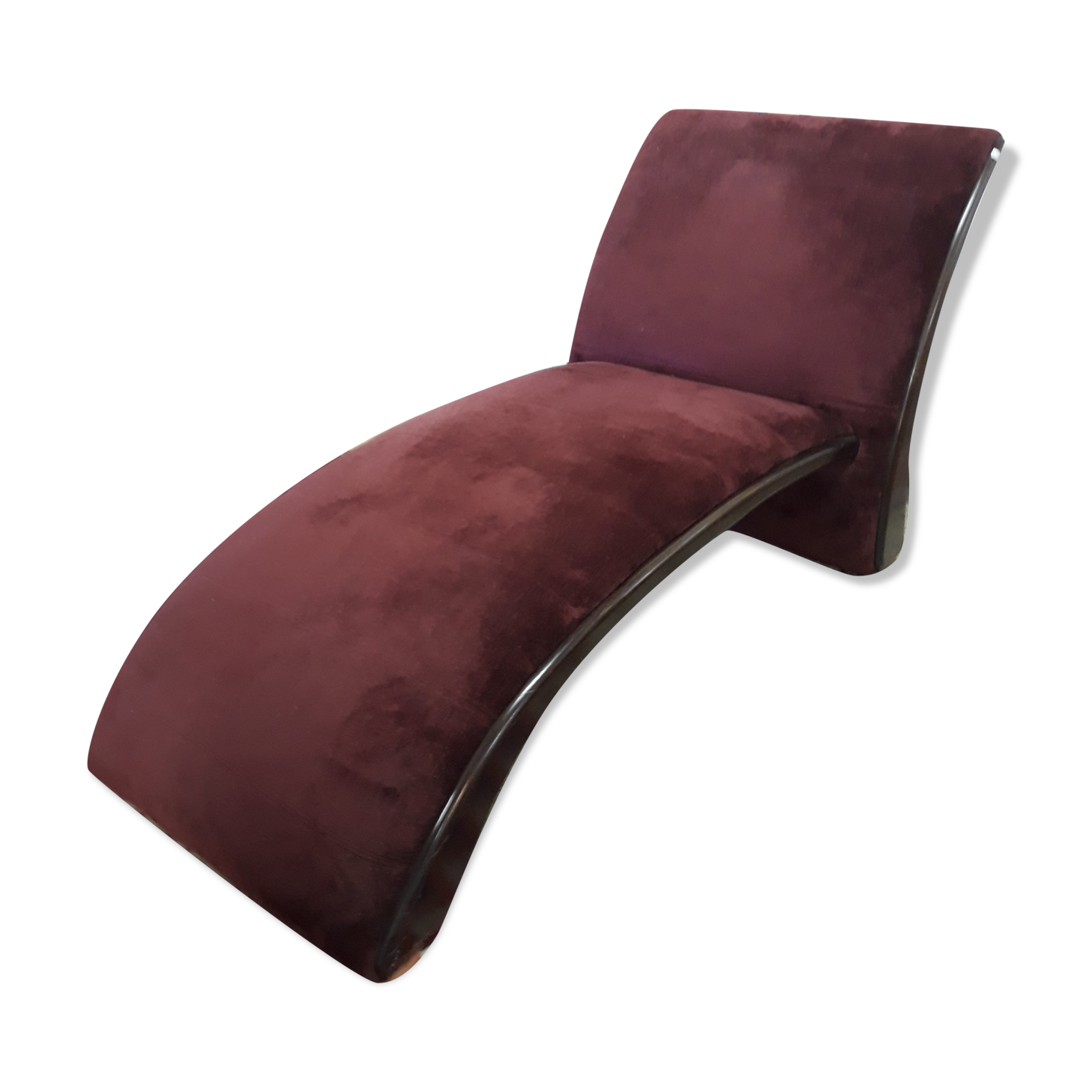 Méridienne en velours