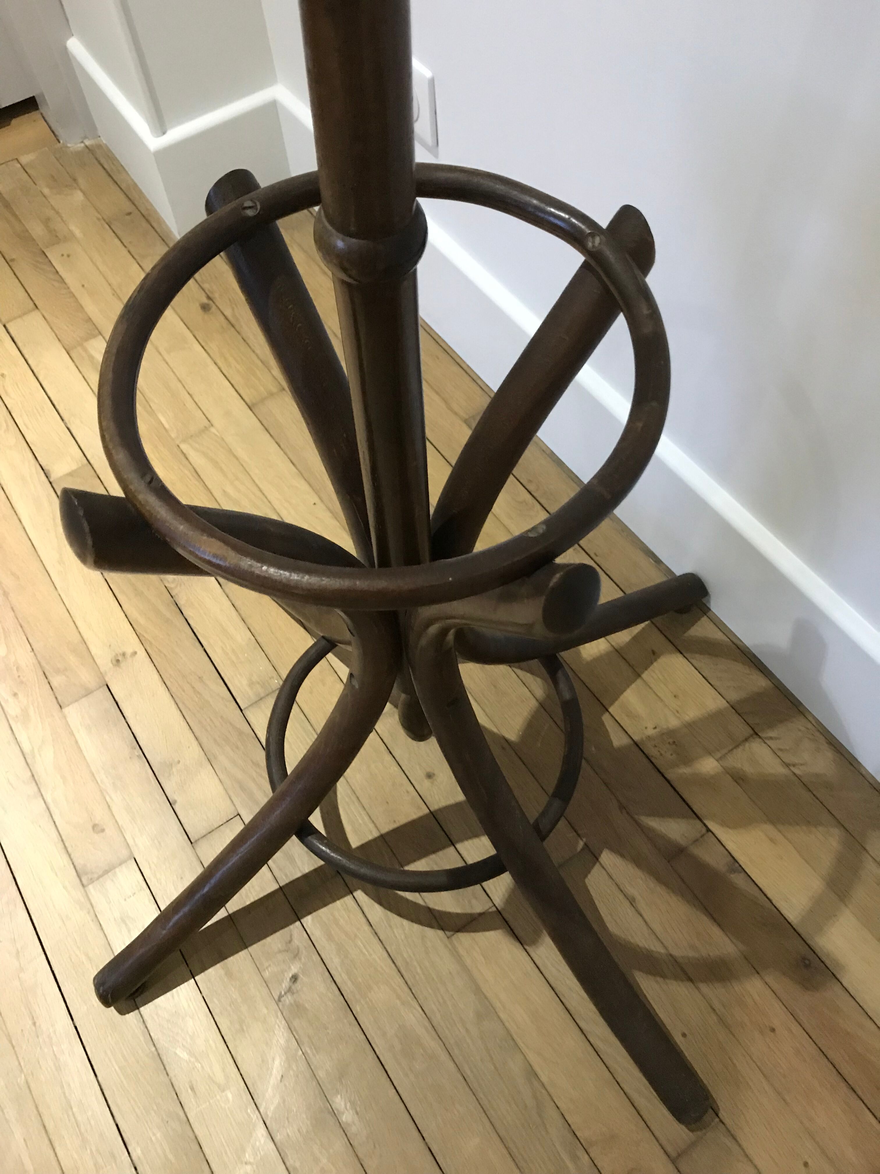 Vintage parrot coatrack