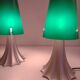 Alessandro Mendini Mimi lamp (2x) produced by sidecar / Artemide