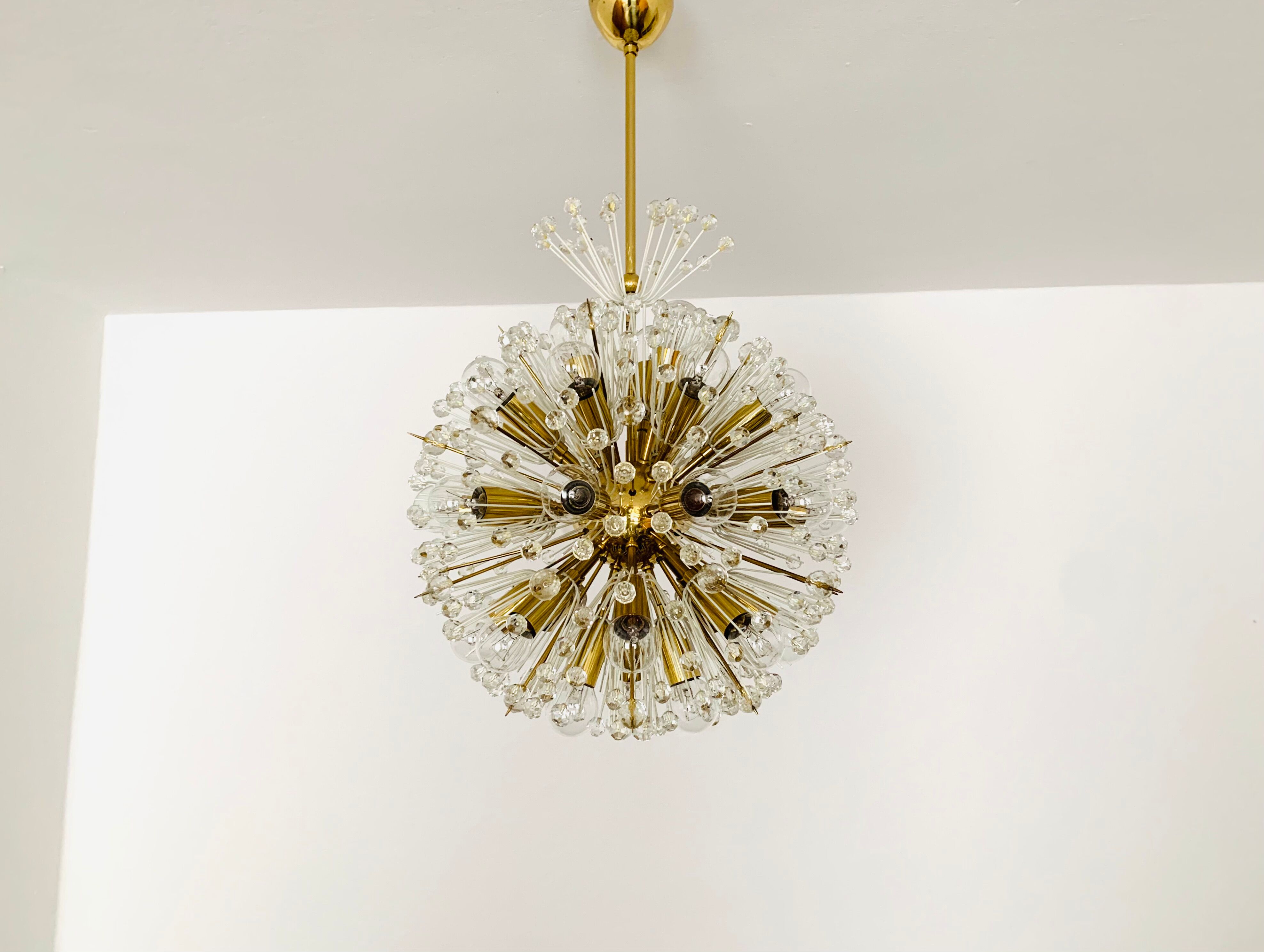 Dandelion Chandelier by Emil Stejnar for Rupert Nikoll