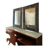 Pair of 18th century Italian mirrors