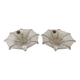 Pair of crystal candle holders RCR Italy