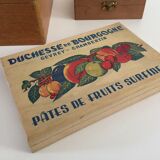 Lot of 4 vintage wood boxes