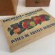 Lot de 4 boites bois vintage