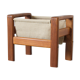 Mid-century danish modern teak magazine rack from salling stolefabrik