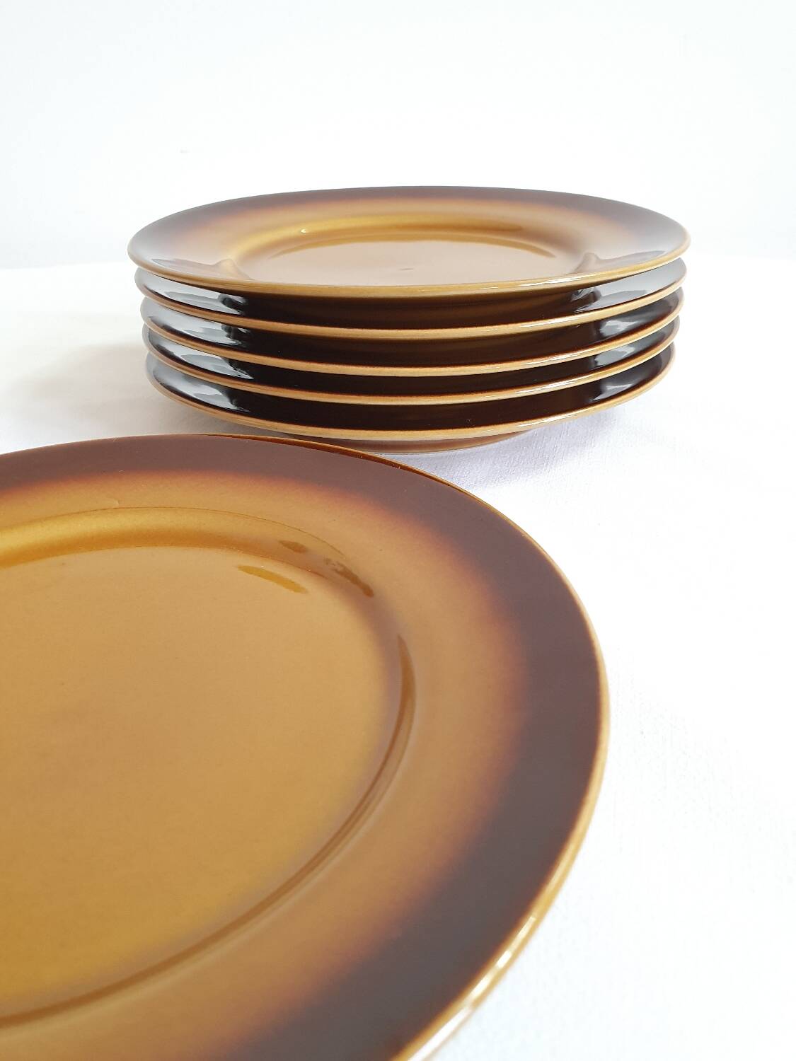 Assiettes à dessert vintage