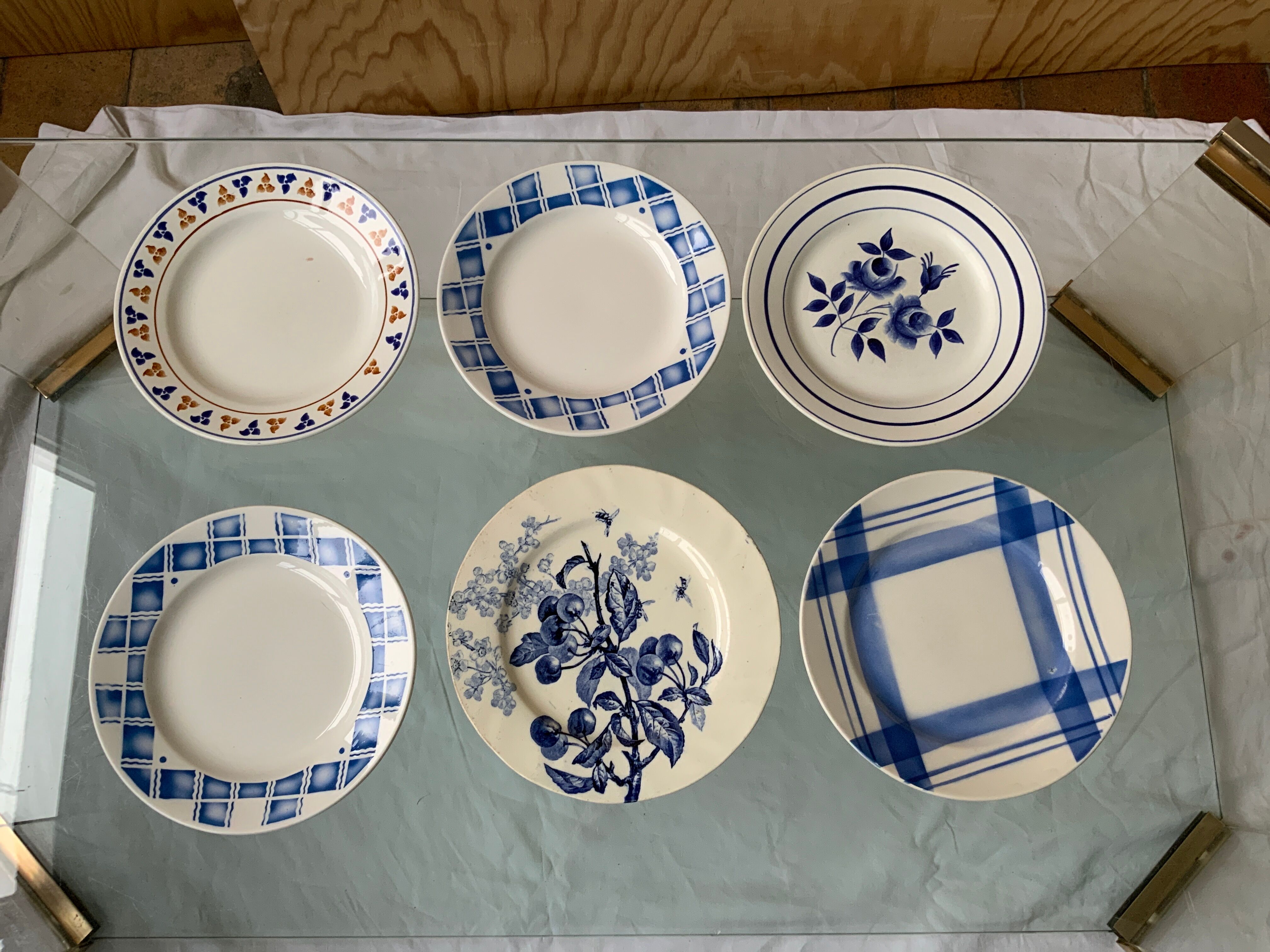 Assiettes Selency x Monoprix Croisé Laroche