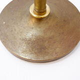 Art Deco metal and brass floor lamp