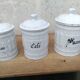 Series of pots a epices