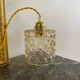 Vintage amber glass suspension globe