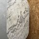 Vintage oval marble table