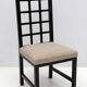 Four Black Lacquered High Back Chairs, 1979