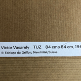 Vintage, Victor Vasarely Op Art print circa 70's