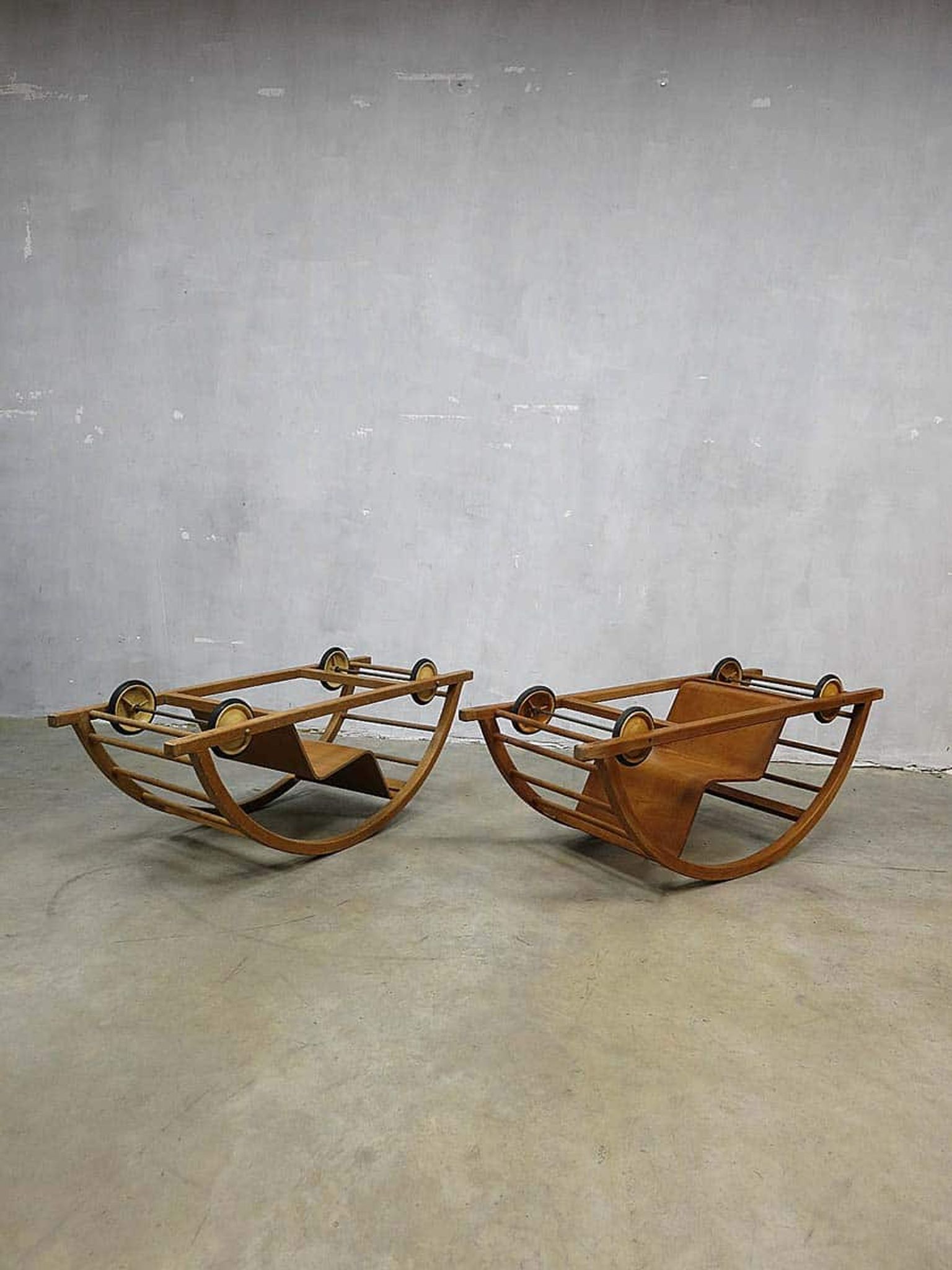 Lot de 2 chaise berçeuses