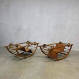 Lot de 2 chaise berçeuses